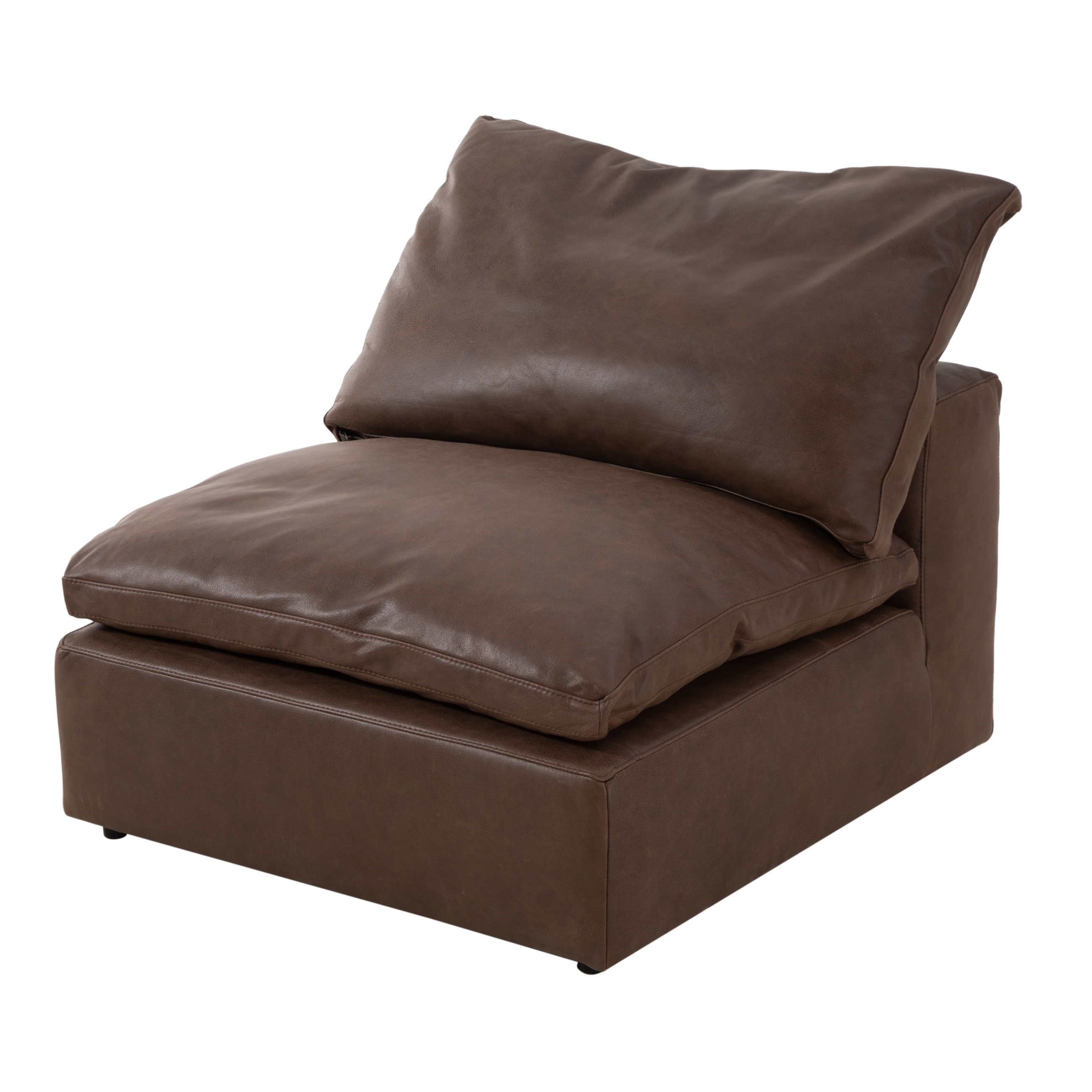 TIFFANY DERİ KOLSUZ MODÜL WINTAGE BROWN