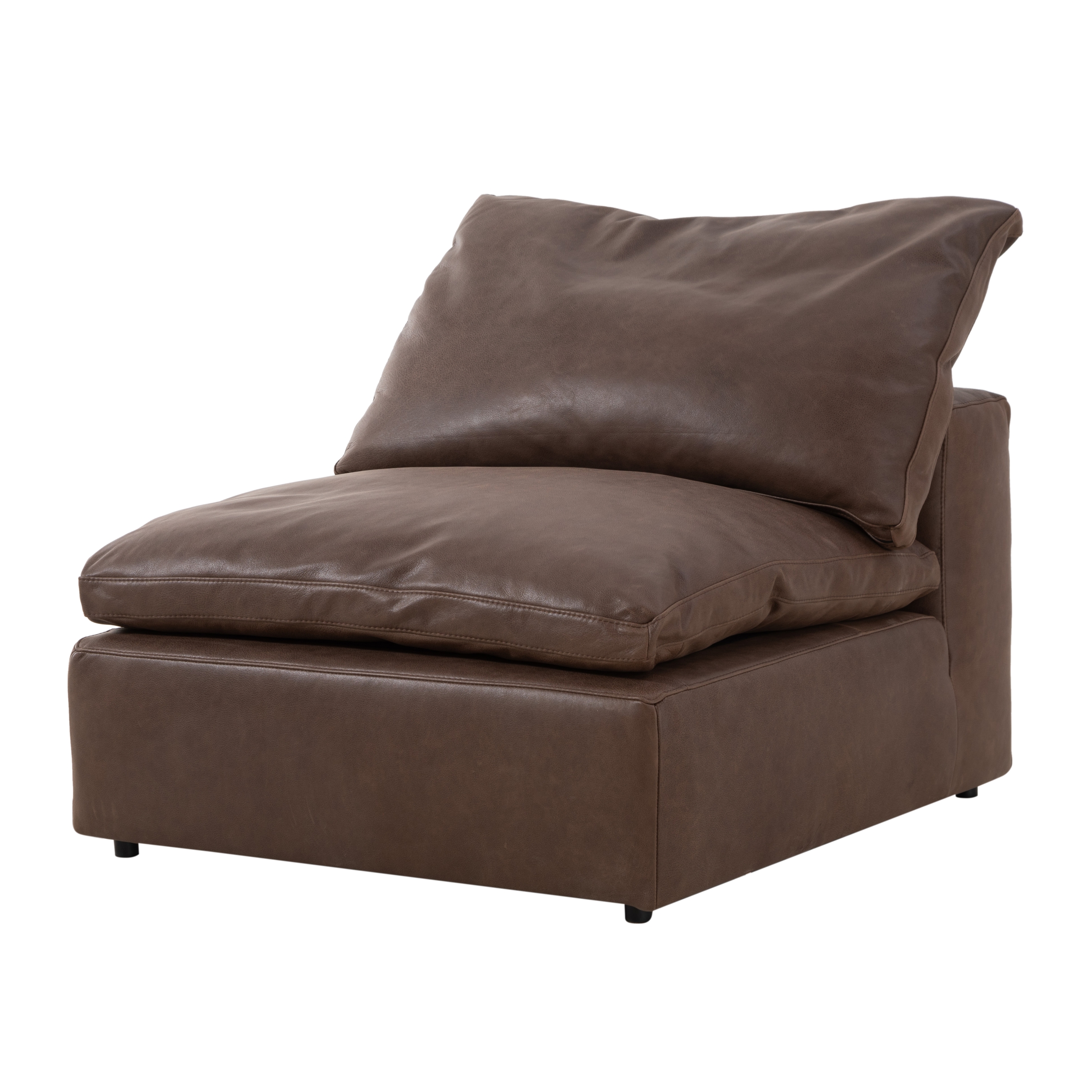 TIFFANY DERİ KOLSUZ MODÜL WINTAGE BROWN