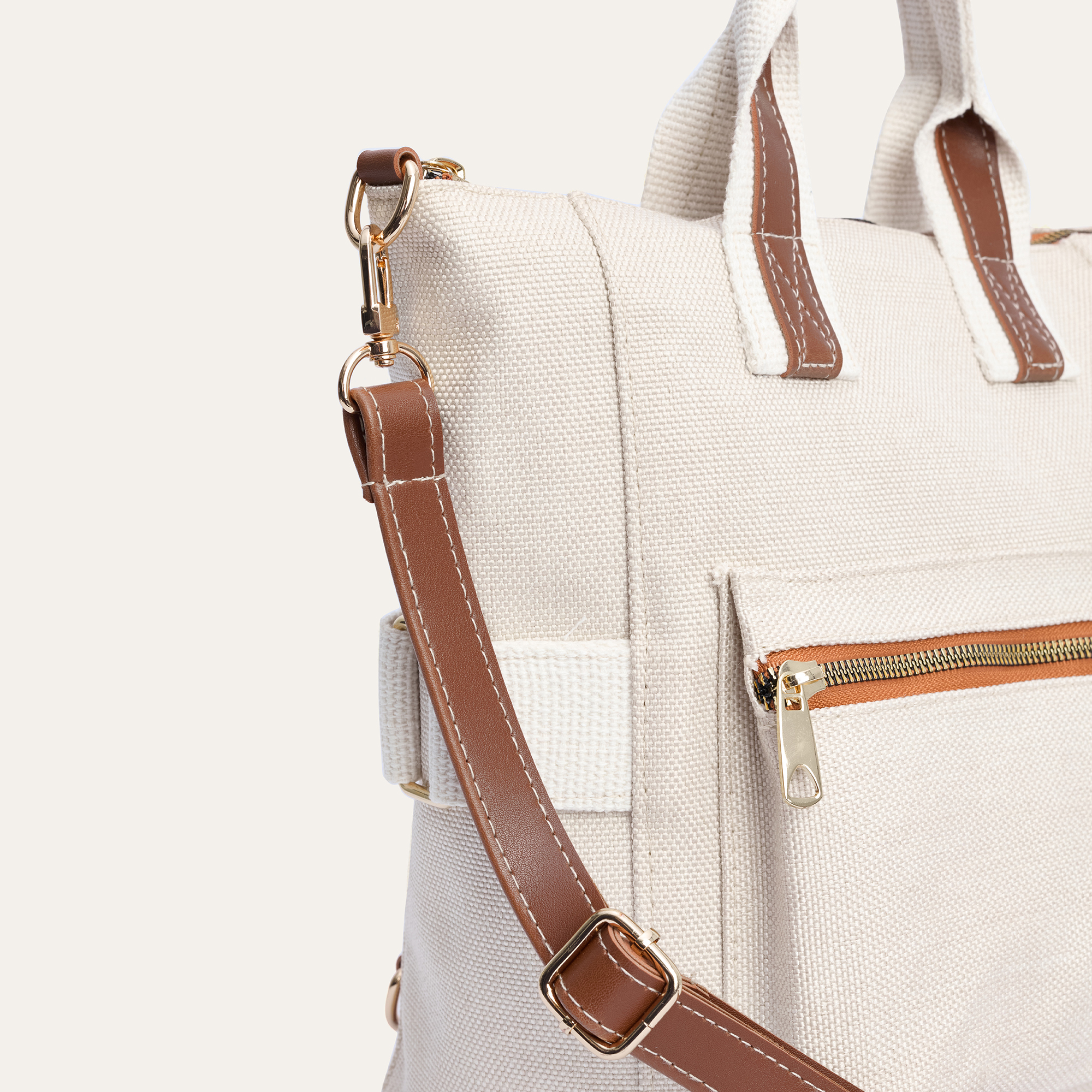 KANVAS DOKULU ASKILI SIRT ÇANTASI