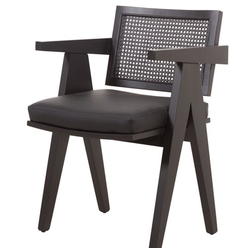  BALLY MASİF AHŞAP HAZERAN SANDALYE SİYAH