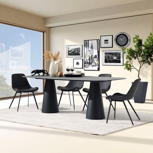  FENIX KOLÇAKSIZ SANDALYE SİYAH