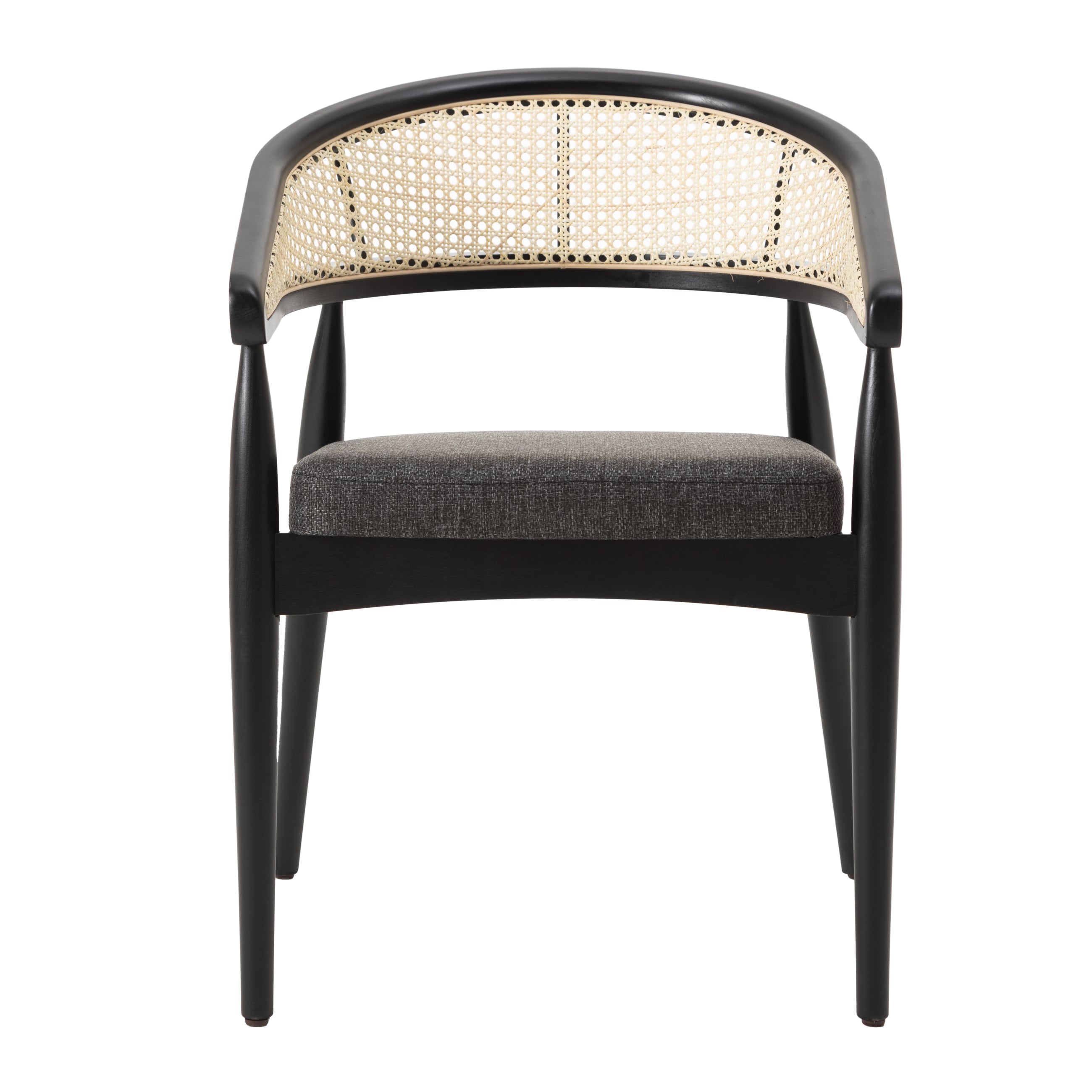 DUIL MASİF AHŞAP HAZERAN SANDALYE SİYAH