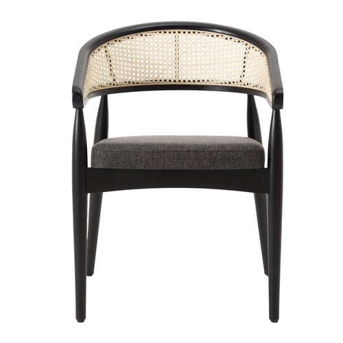  DUIL MASİF AHŞAP HAZERAN SANDALYE SİYAH