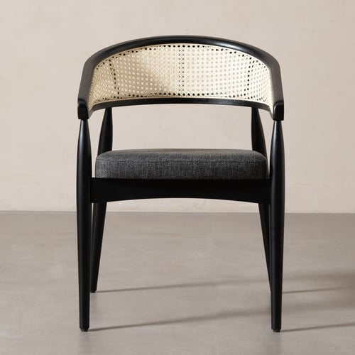  DUIL MASİF AHŞAP HAZERAN SANDALYE SİYAH