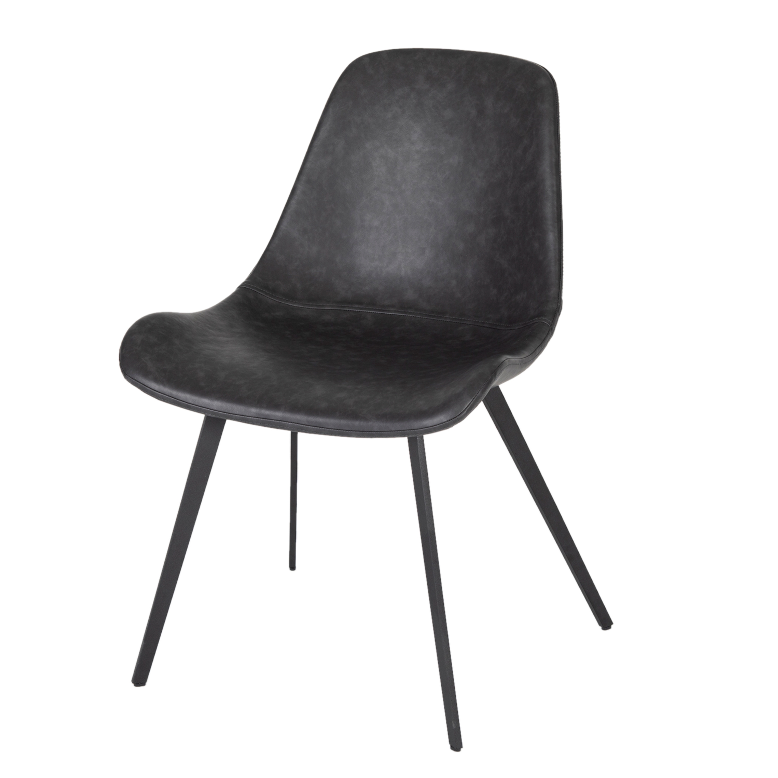 FENIX KOLÇAKSIZ SANDALYE SİYAH