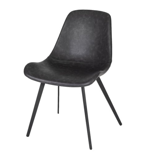  FENIX KOLÇAKSIZ SANDALYE SİYAH