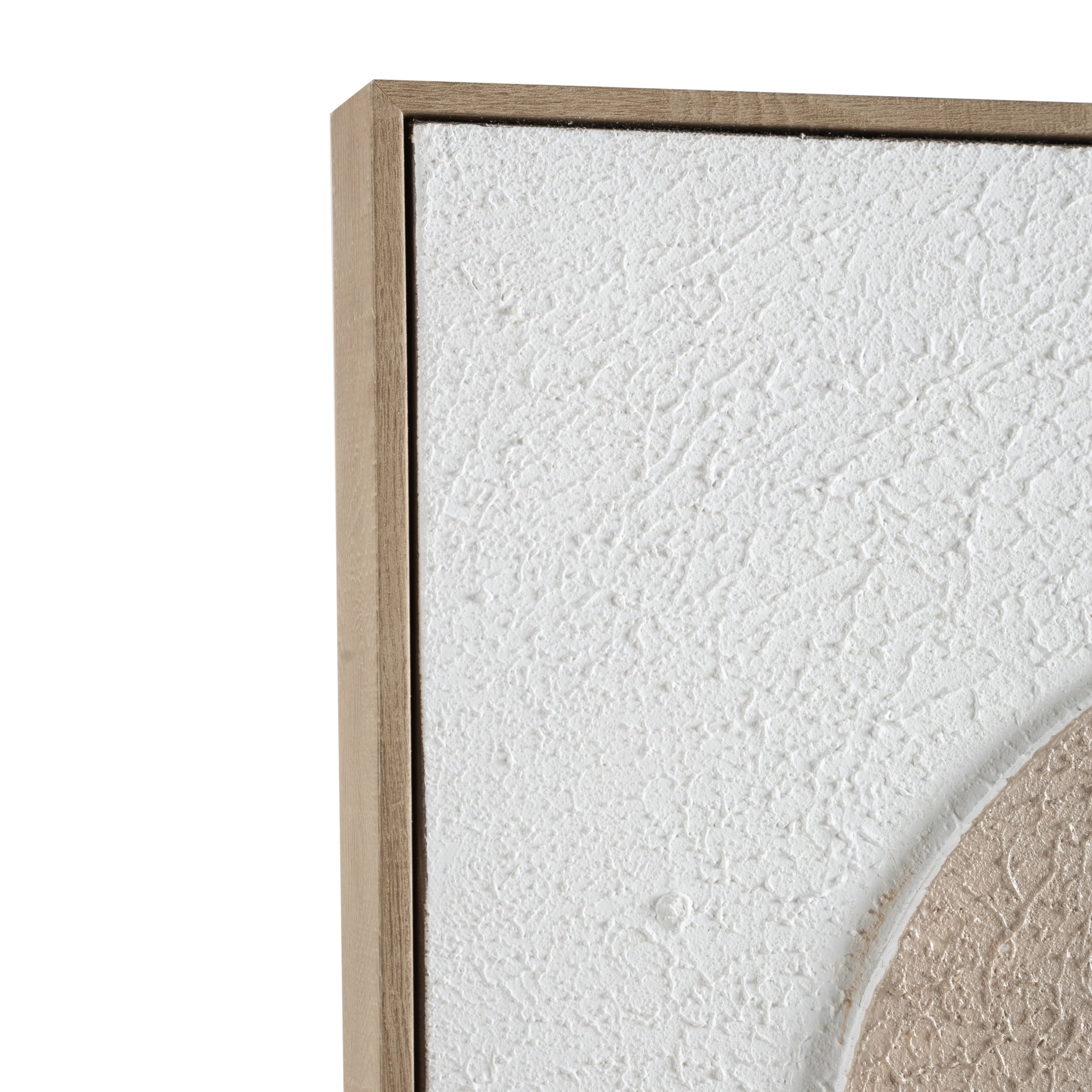 BEIGE MOON ÇERÇEVELİ YAĞLIBOYA TABLO 62X92CM