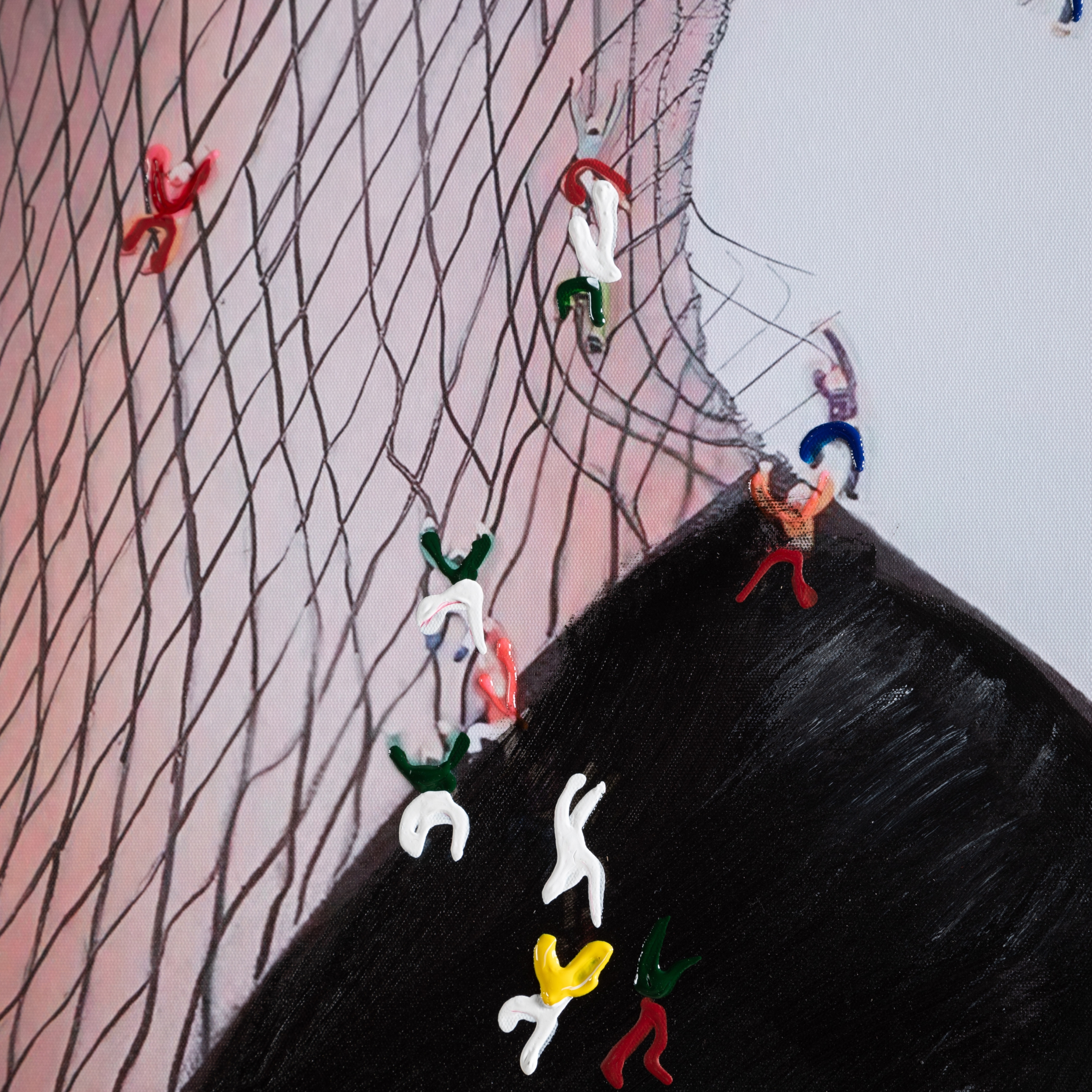 HIGH HEELS ÇERÇEVELİ YAĞLIBOYA TABLO 90x120CM