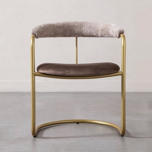 DENY SANDALYE KOYU KAHVE SARI AYAK