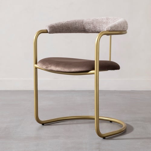 DENY SANDALYE KOYU KAHVE SARI AYAK