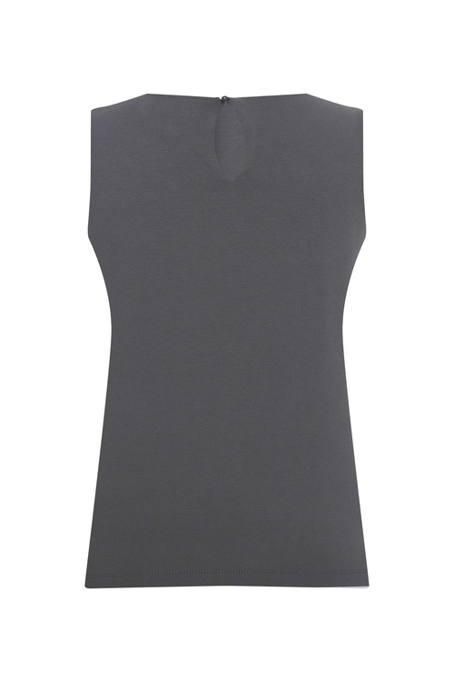  BİSİKLET YAKA KOLSUZ BLUZ