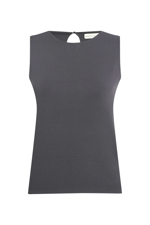  BİSİKLET YAKA KOLSUZ BLUZ