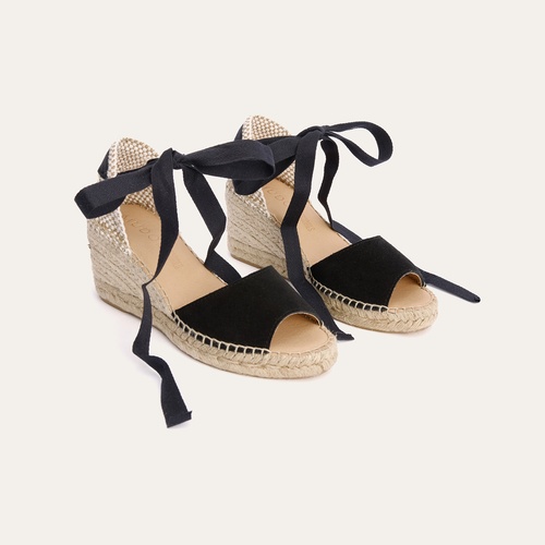  DOLGU TOPUKLU SÜET DERİ SANDALET