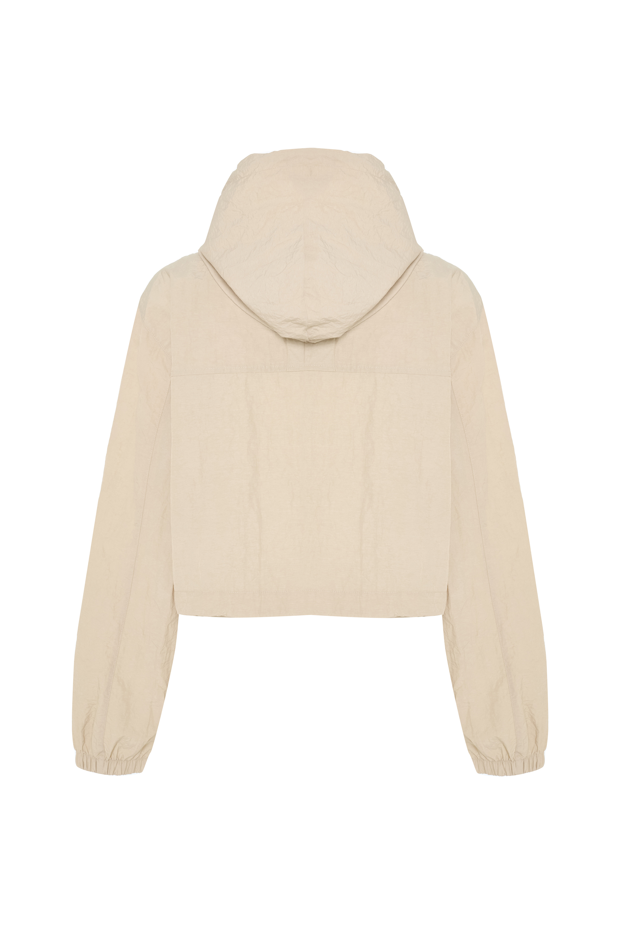 CEPLİ KAPÜŞONLU KISA YAĞMURLUK