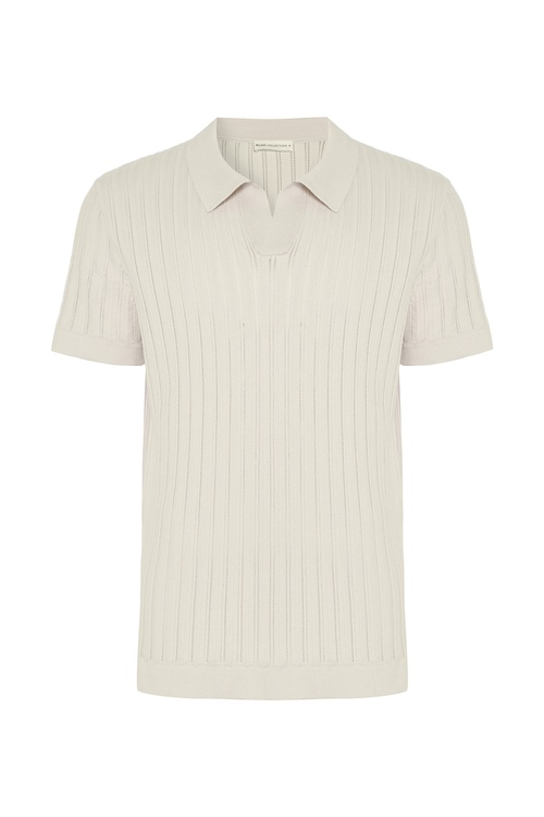  JAKARLI POLO YAKA KISA KOLLU TRİKO KAZAK