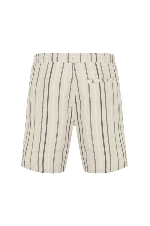  ÇİZGİLİ BELİ LASTİKLİ ŞORT