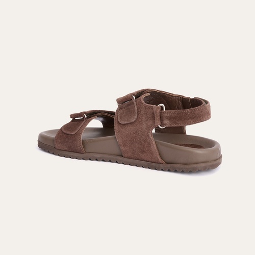  ÇİFT BANTLI SÜET DERİ SANDALET