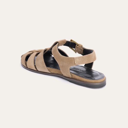  SÜET DERİ KAFES SANDALET