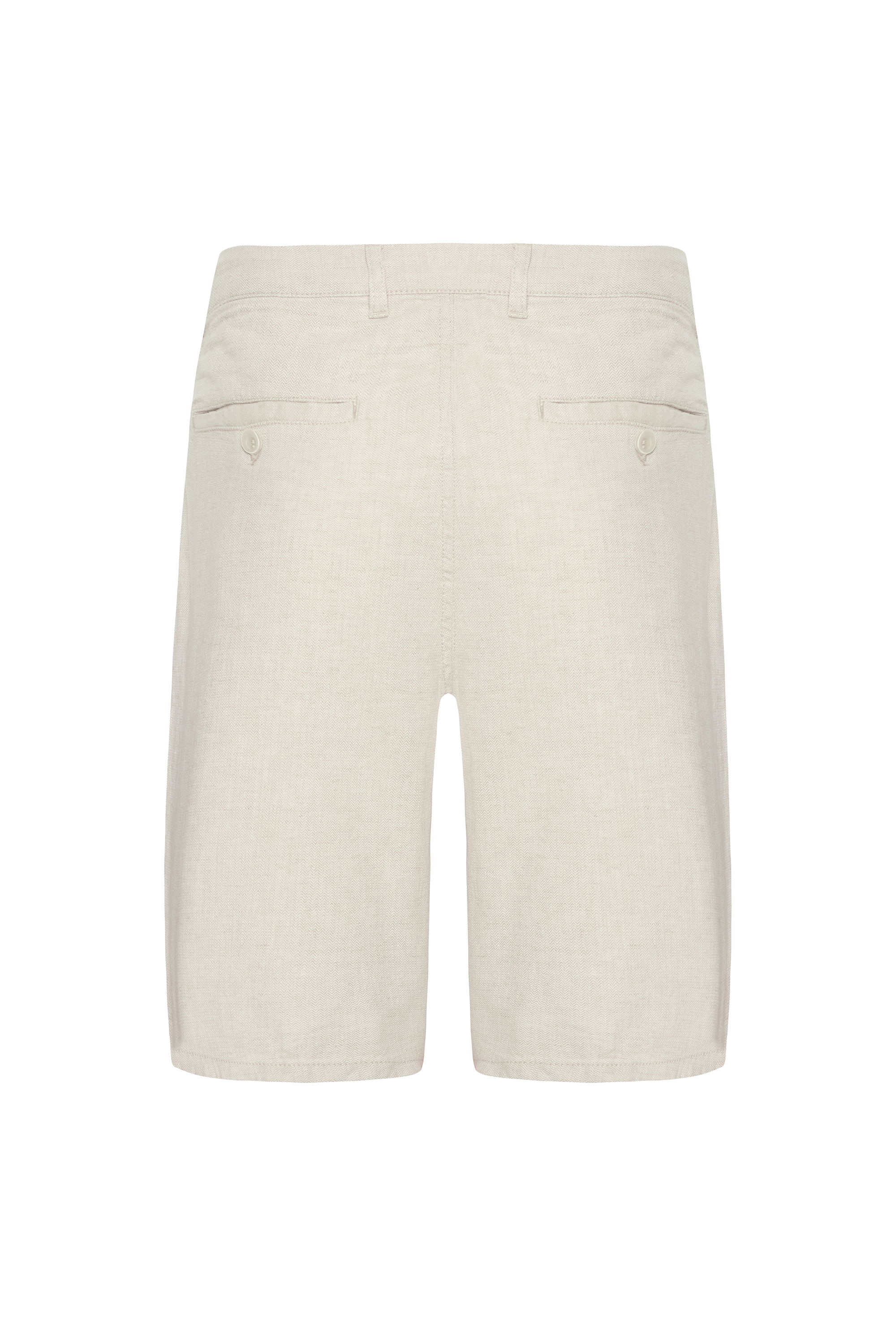 JAKARLI STRAIGHT FIT KETEN KARIŞIMLI ŞORT