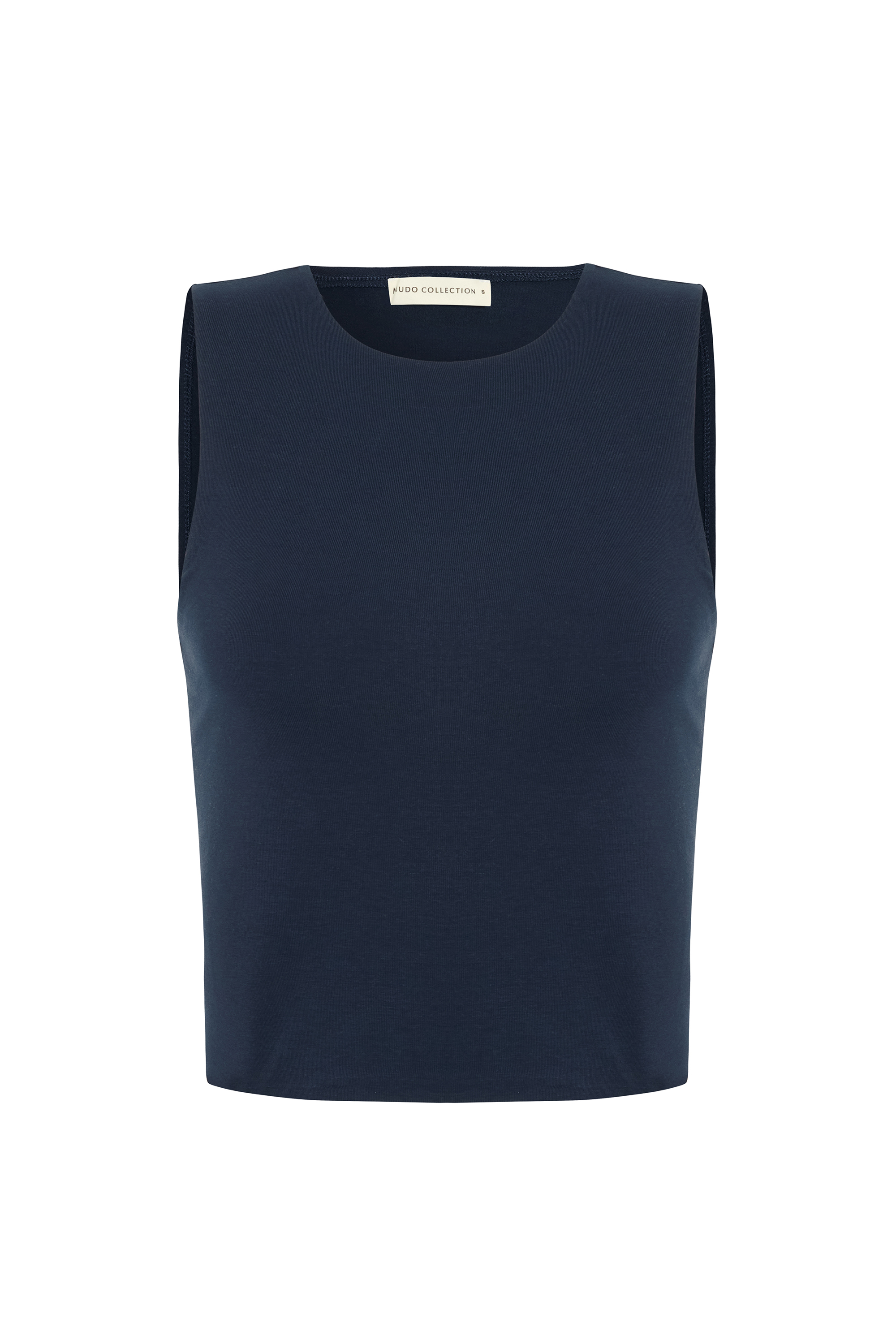 FITTED BİSİKLET YAKA KOLSUZ ATLET