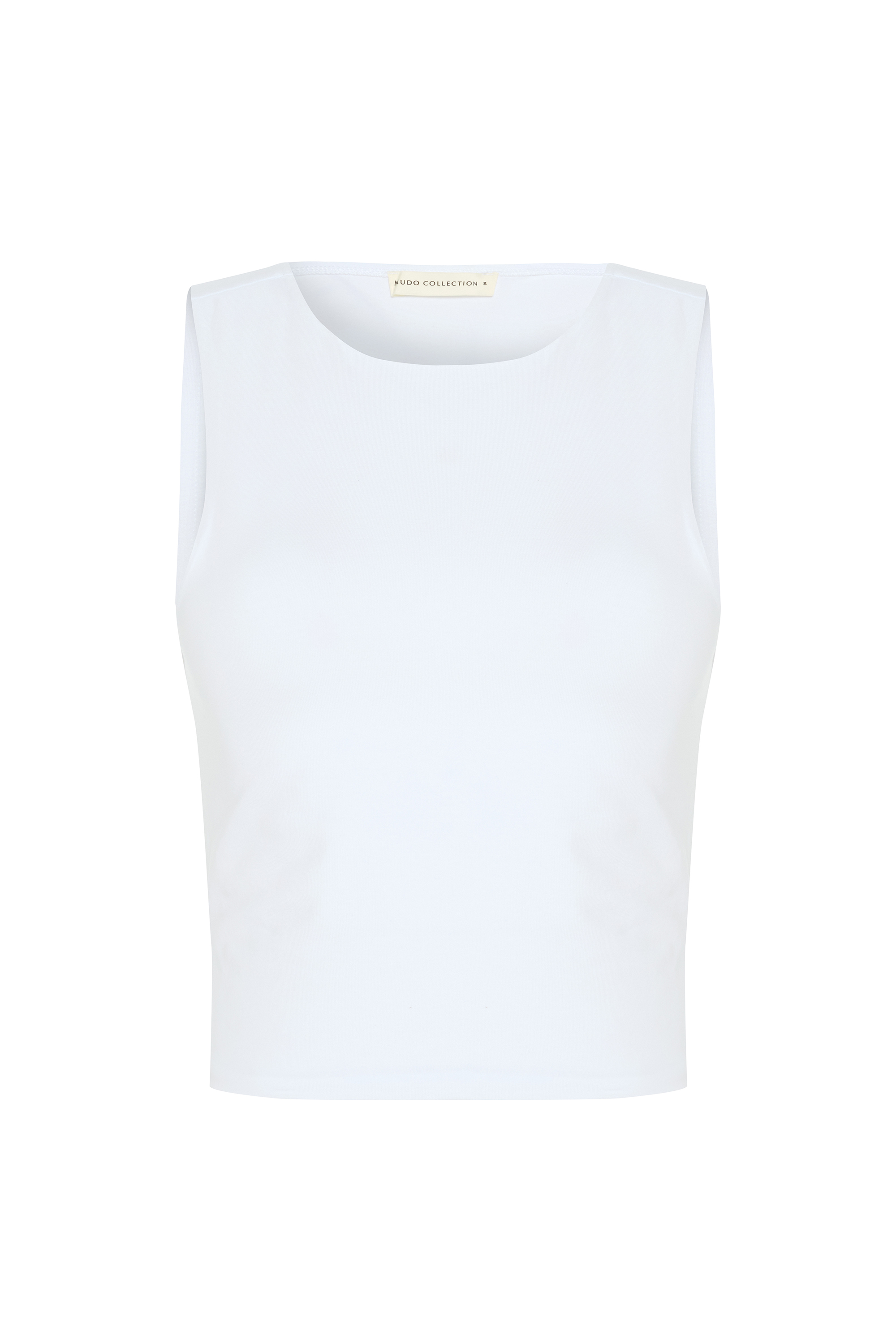 FITTED BİSİKLET YAKA KOLSUZ ATLET