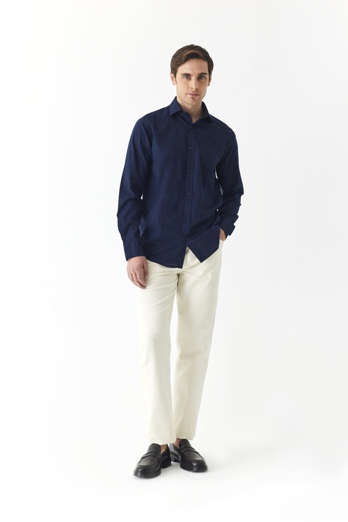  REGULAR FIT UZUN KOLLU GÖMLEK