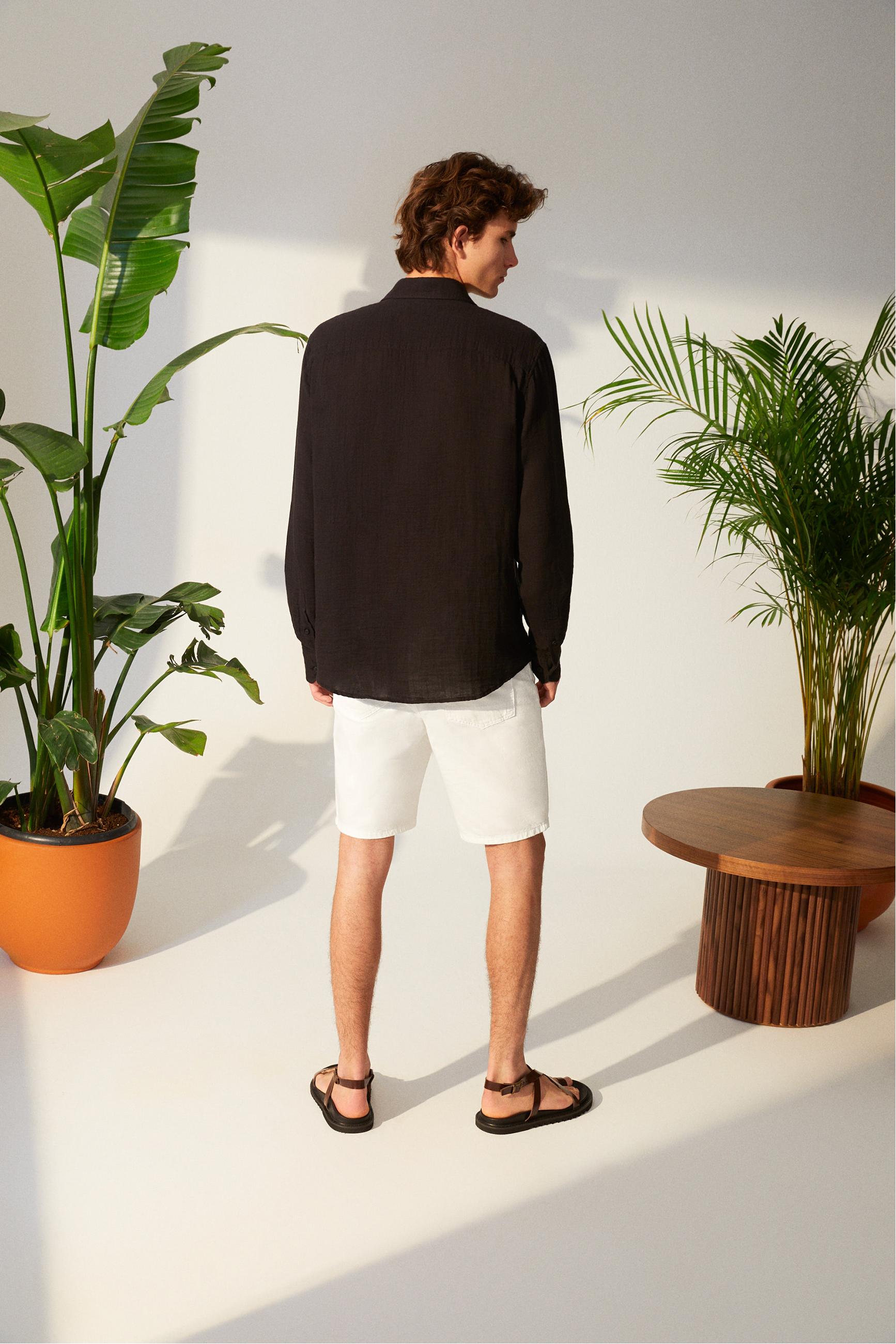 REGULAR FIT PAMUKLU GÖMLEK