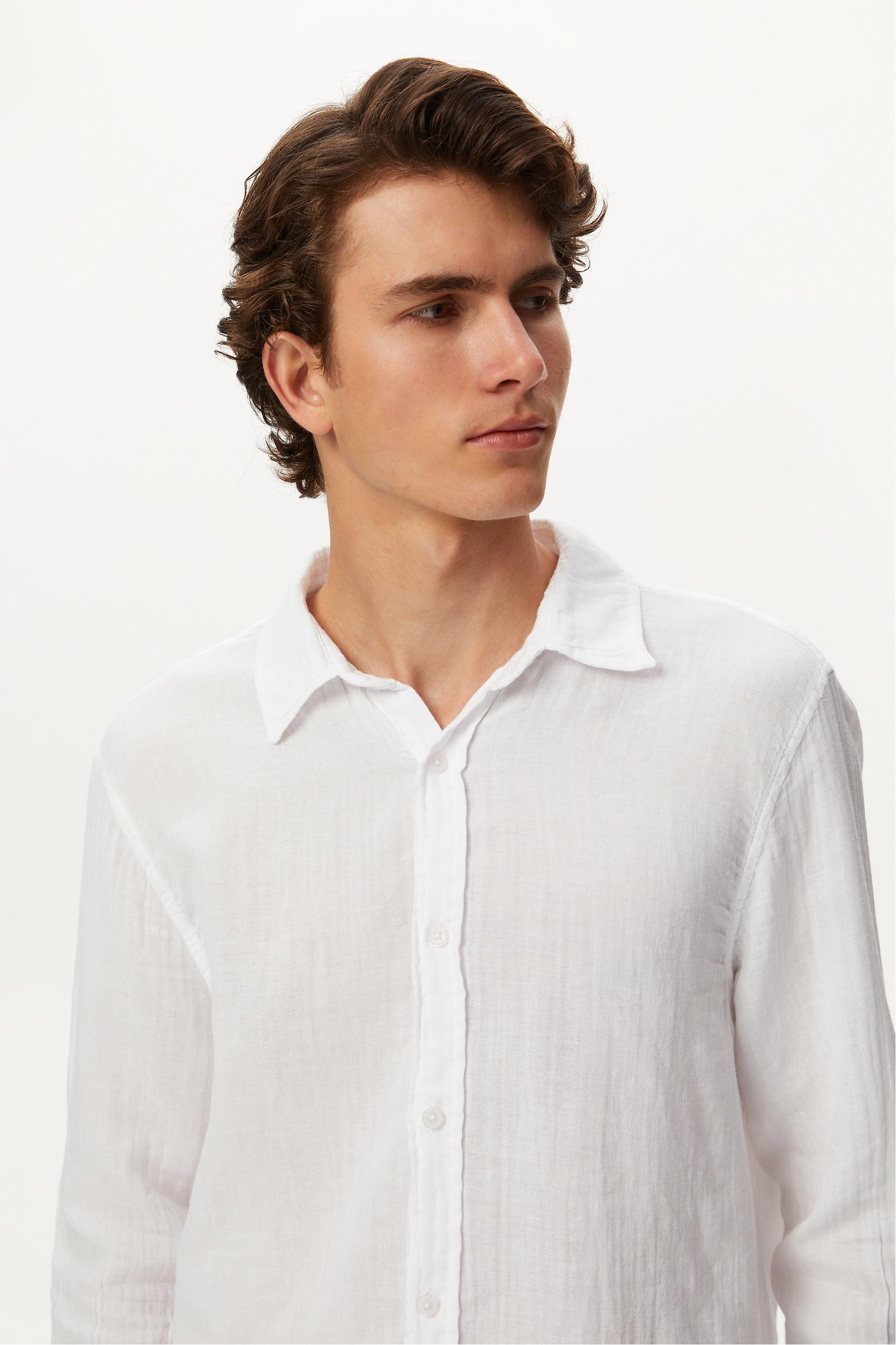 REGULAR FIT PAMUKLU GÖMLEK