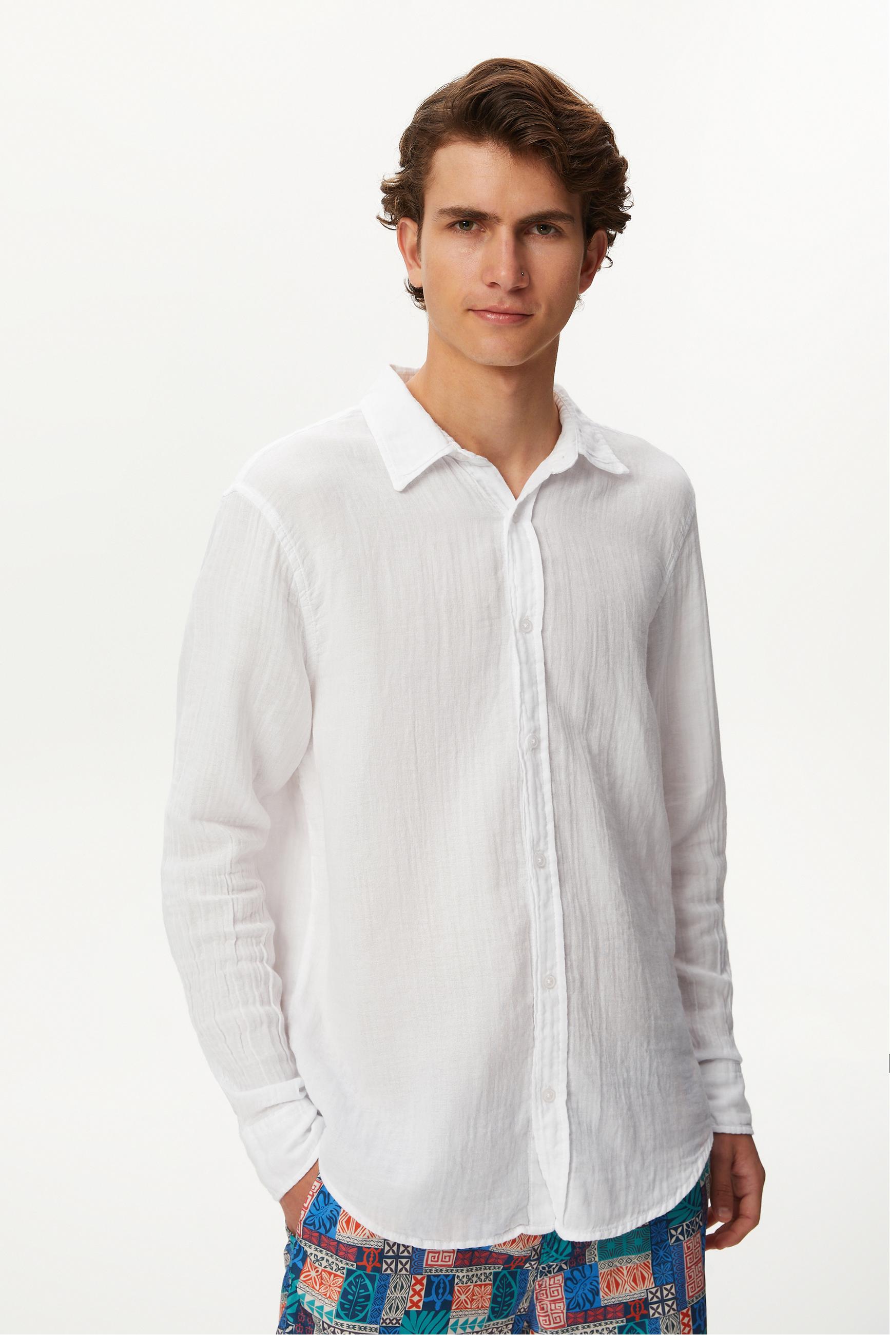 REGULAR FIT PAMUKLU GÖMLEK