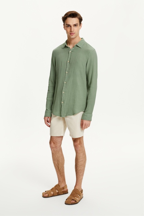  REGULAR FIT PAMUKLU GÖMLEK