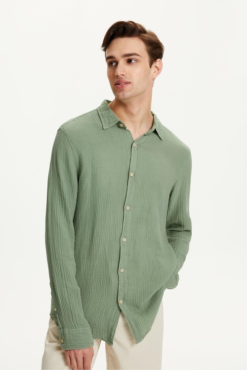  REGULAR FIT PAMUKLU GÖMLEK