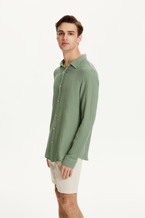  REGULAR FIT PAMUKLU GÖMLEK