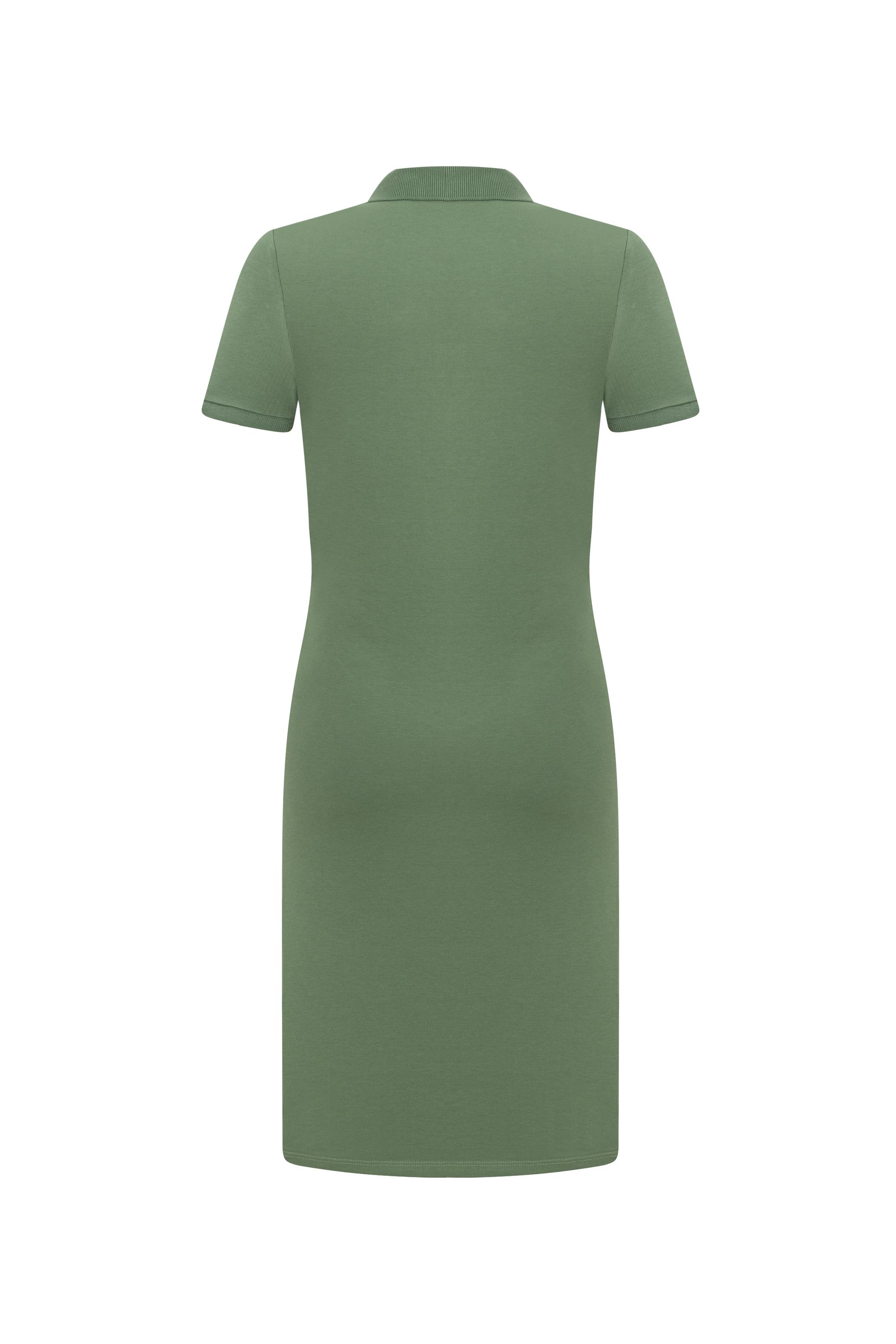 POLO YAKA MİNİ ÖRME ELBİSE