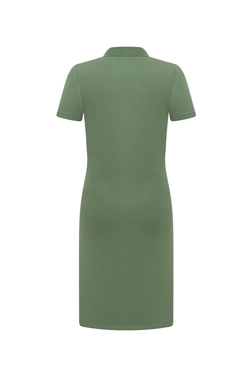  POLO YAKA MİNİ ÖRME ELBİSE