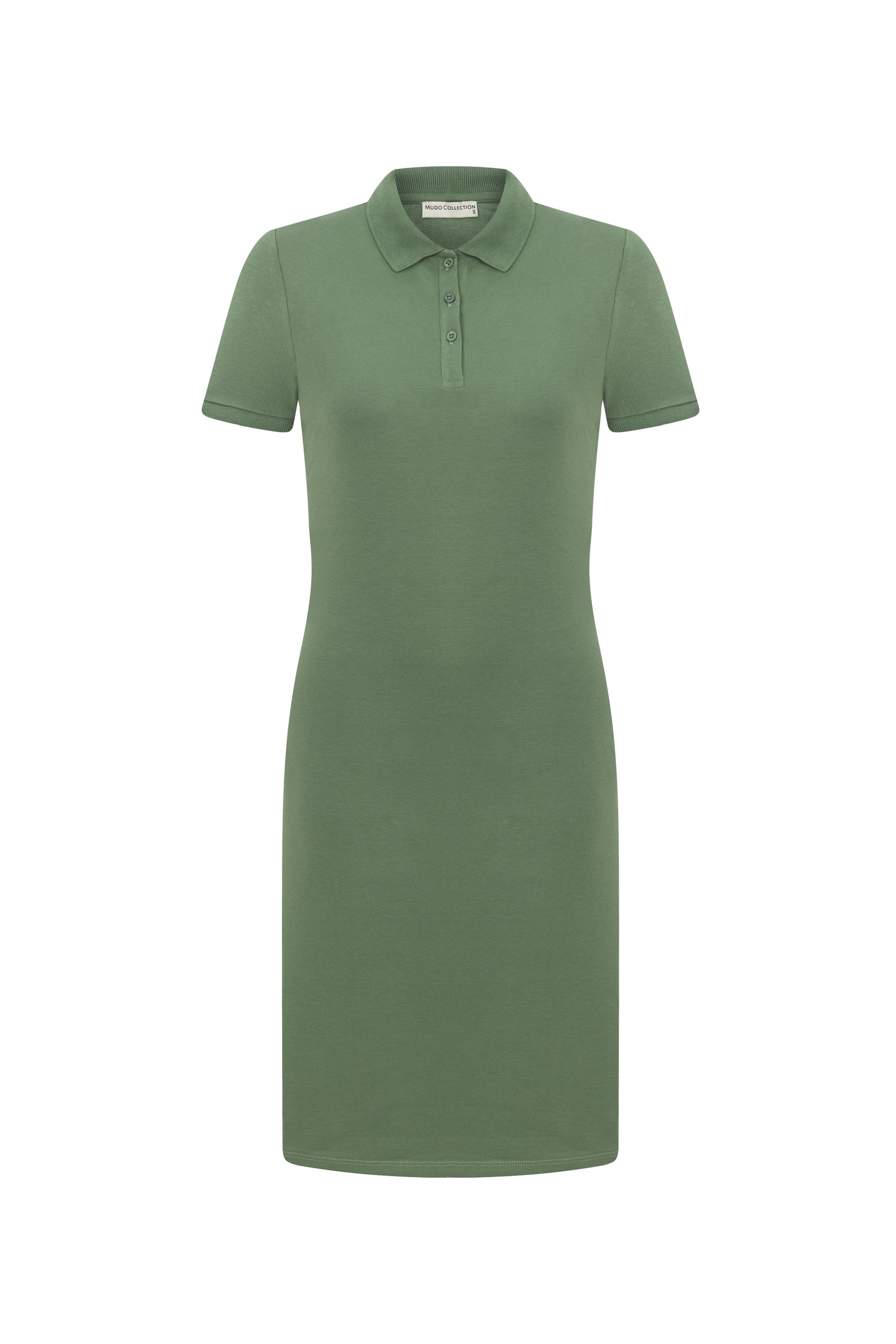 POLO YAKA MİNİ ÖRME ELBİSE