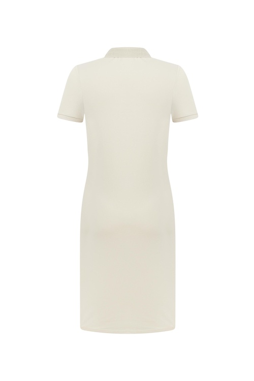  POLO YAKA MİNİ ÖRME ELBİSE