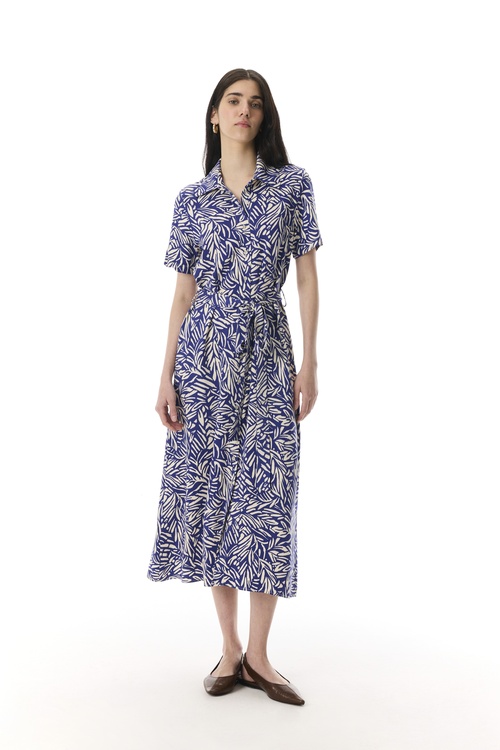  UZUN GÖMLEK YAKA KLOŞ ELBİSE