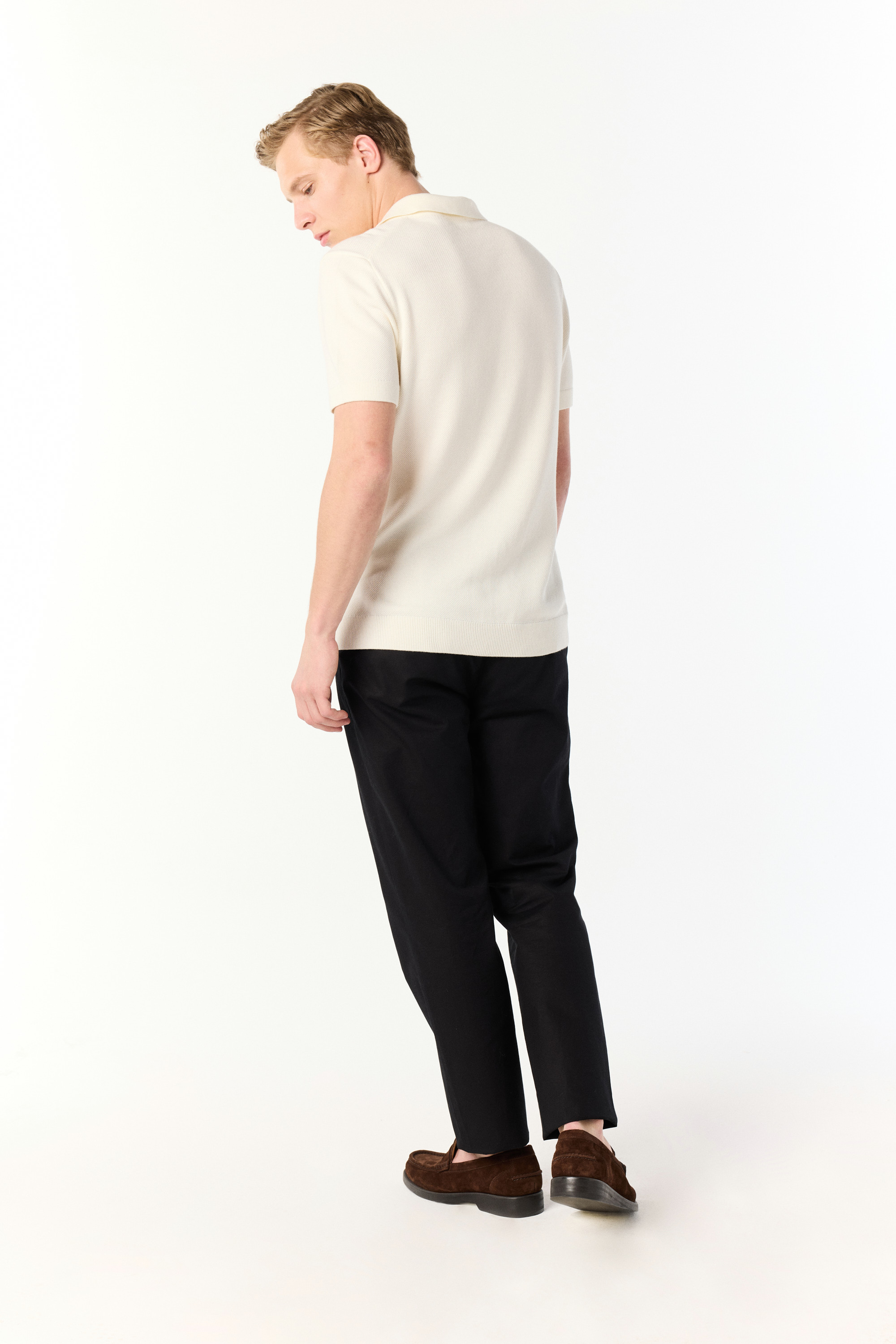 POLO YAKA TRİKO KISA KOLLU KAZAK