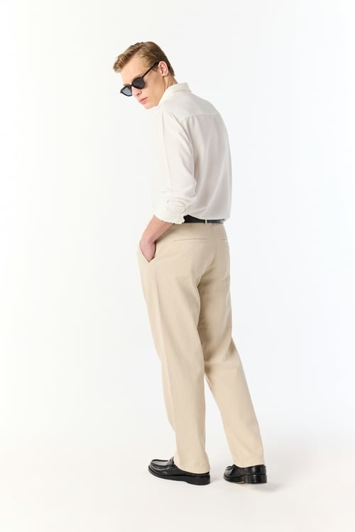  REGULAR FIT UZUN KOLLU MODAL GÖMLEK