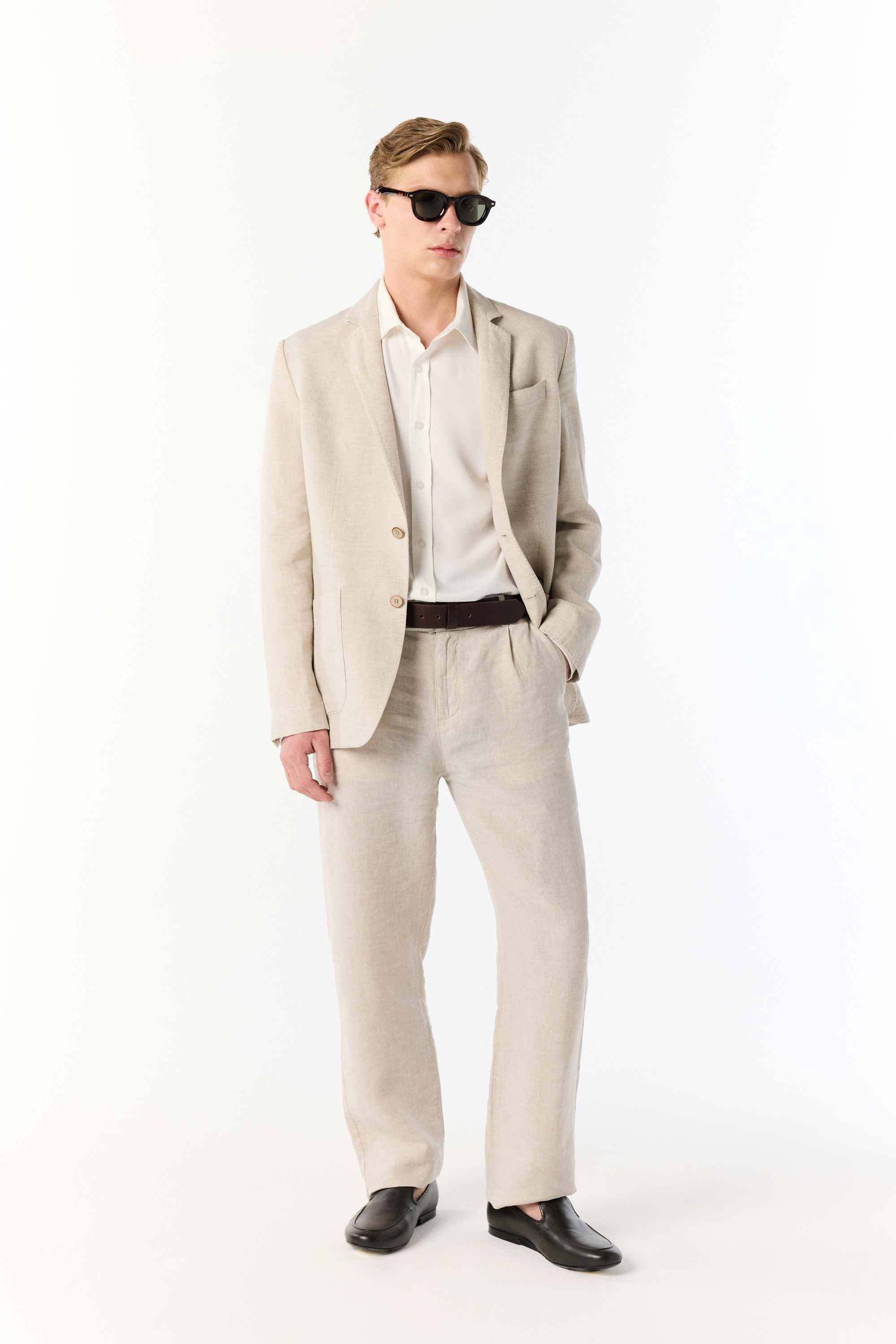 STRAIGHT FIT KETEN PANTOLON