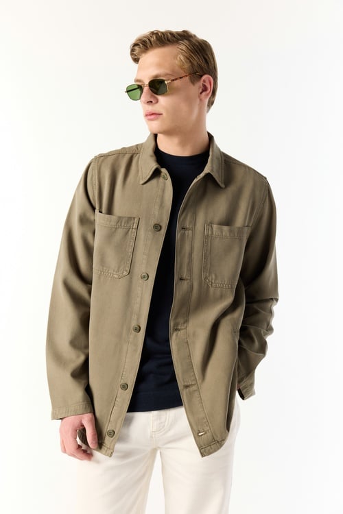  LİYOSEL KARIŞIMLI CASUAL CEKET