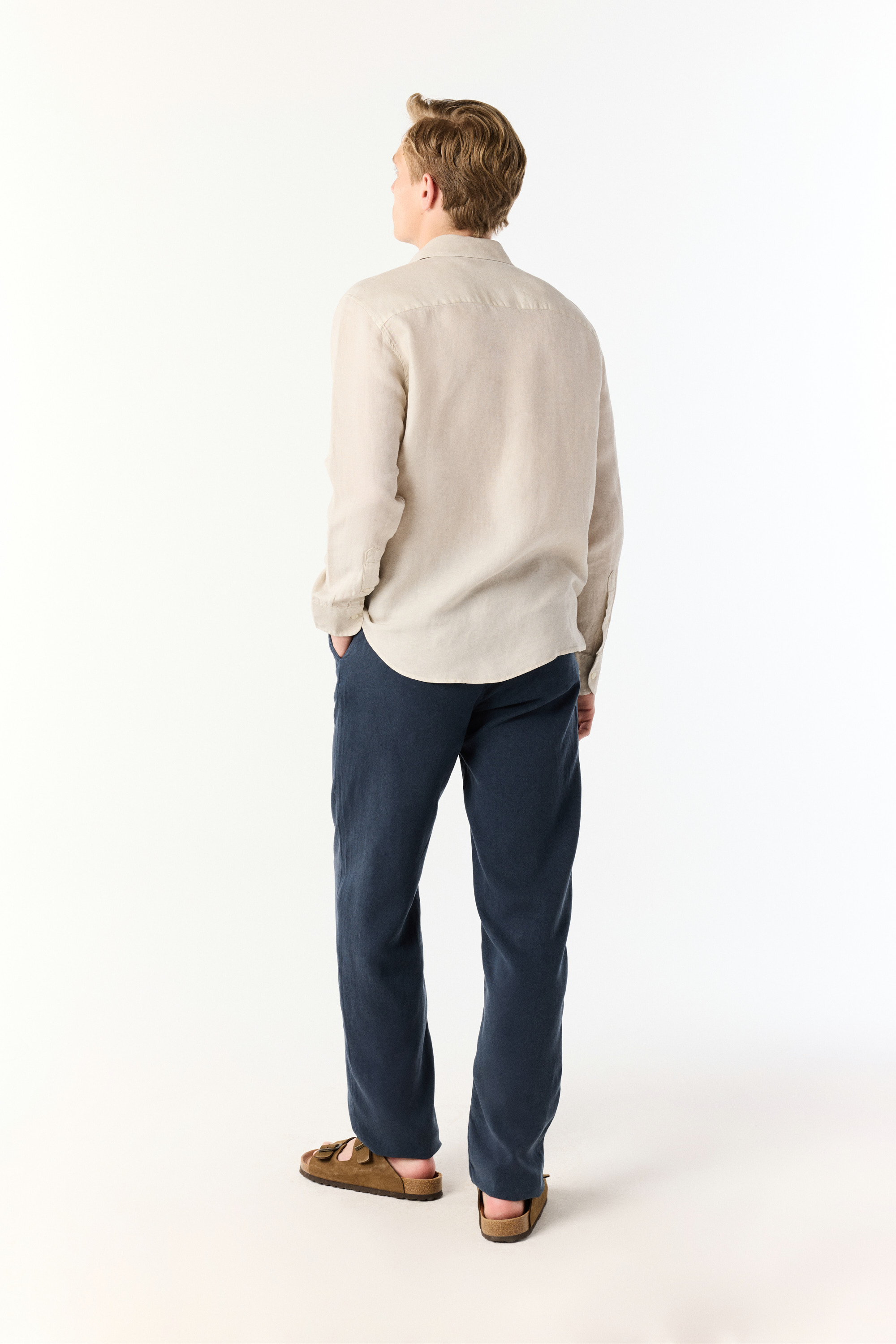 STRAIGHT FIT BAĞLAMALI LİYOSEL PANTOLON