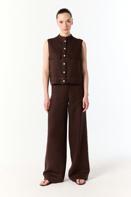  STRAIGHT FIT KETEN PANTOLON