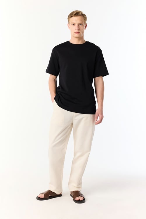  BİSİKLET YAKA KISA KOLLU T-SHIRT