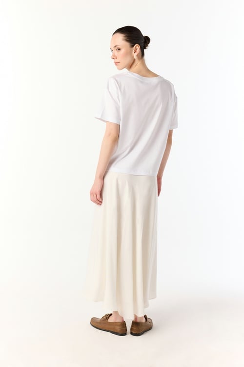  V YAKA KISA KOLLU T-SHIRT