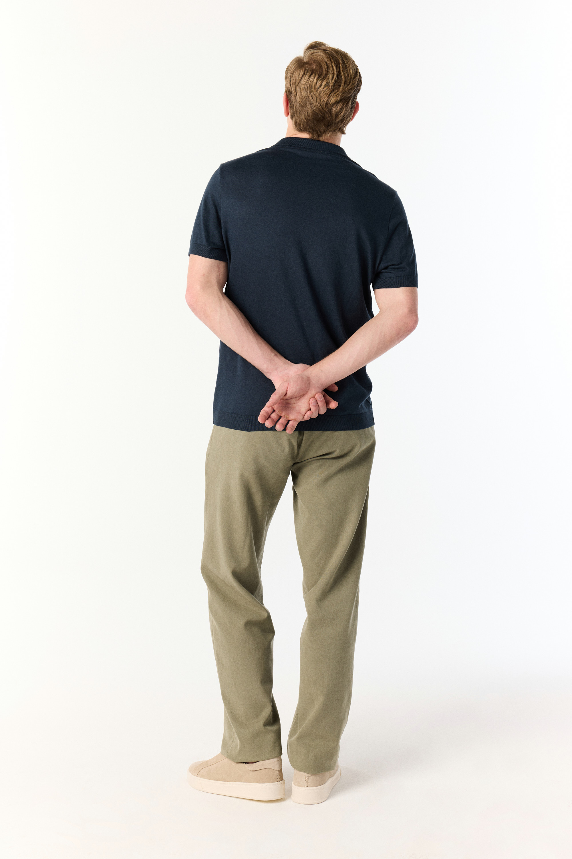 MODAL KARIŞIMLI POLO YAKA KISA KOLLU TRİKO KAZAK