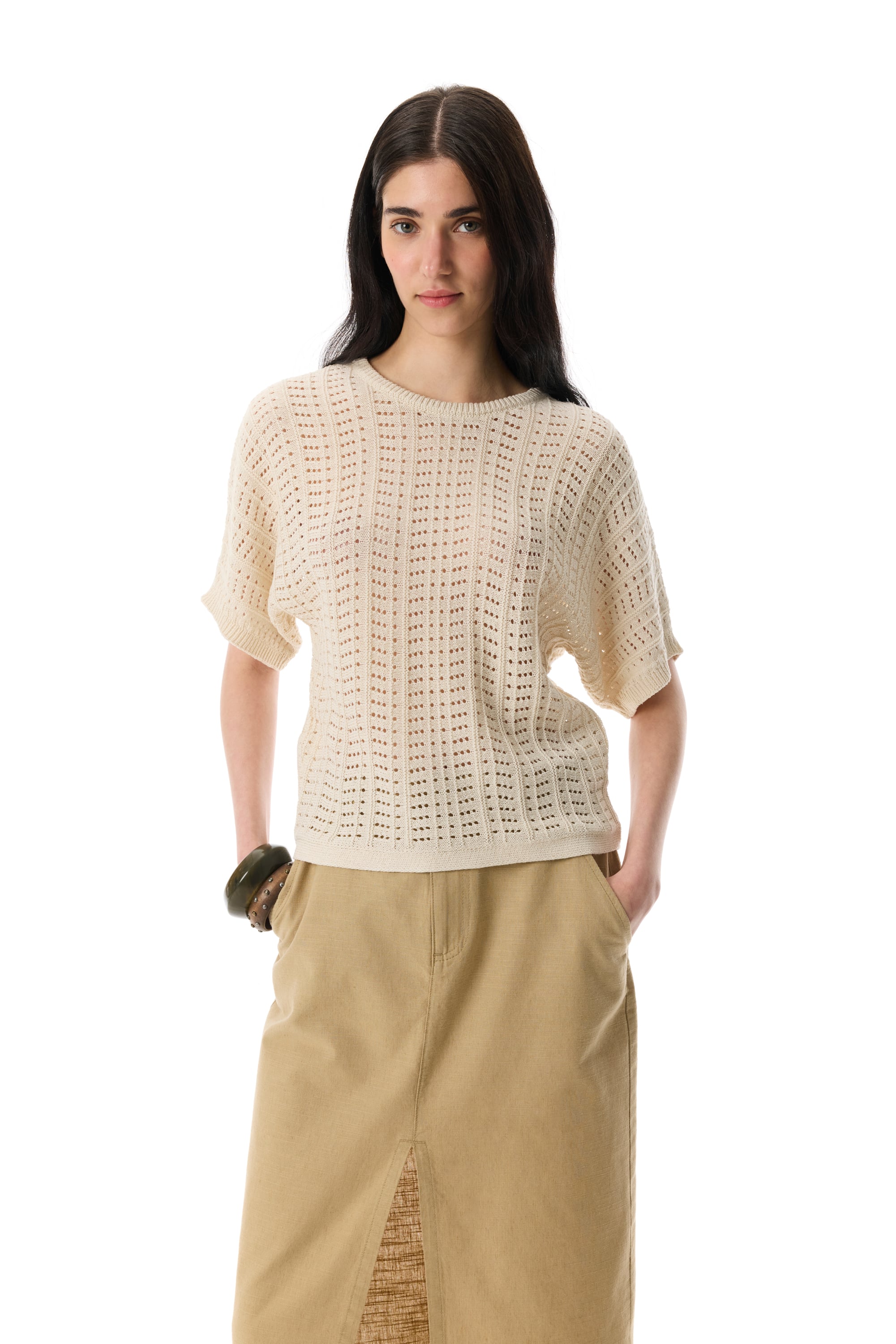 AJURLU KISA KOLLU LOOSE FIT KAZAK