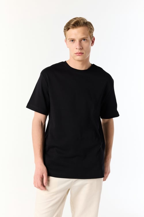  BİSİKLET YAKA KISA KOLLU T-SHIRT