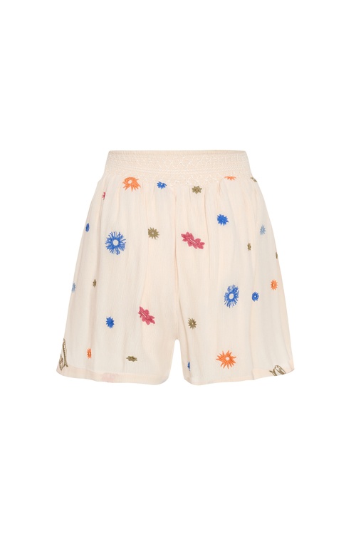 NAKIŞLI BELİ LASTİKLİ ŞORT