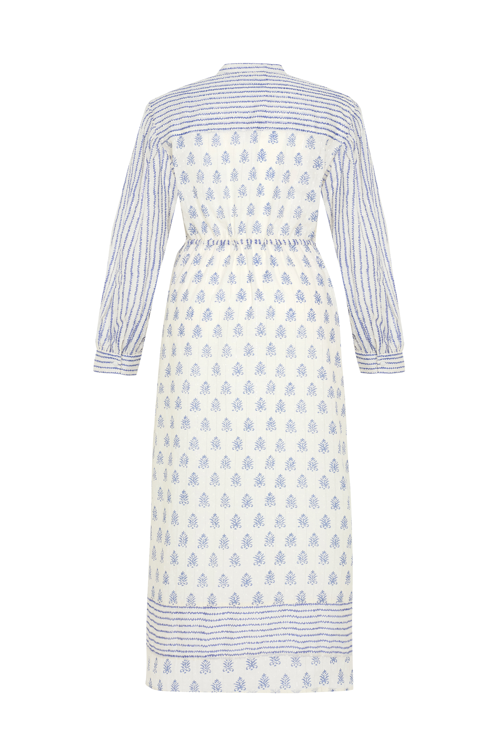 MARİN BASKILI UZUN KİMONO